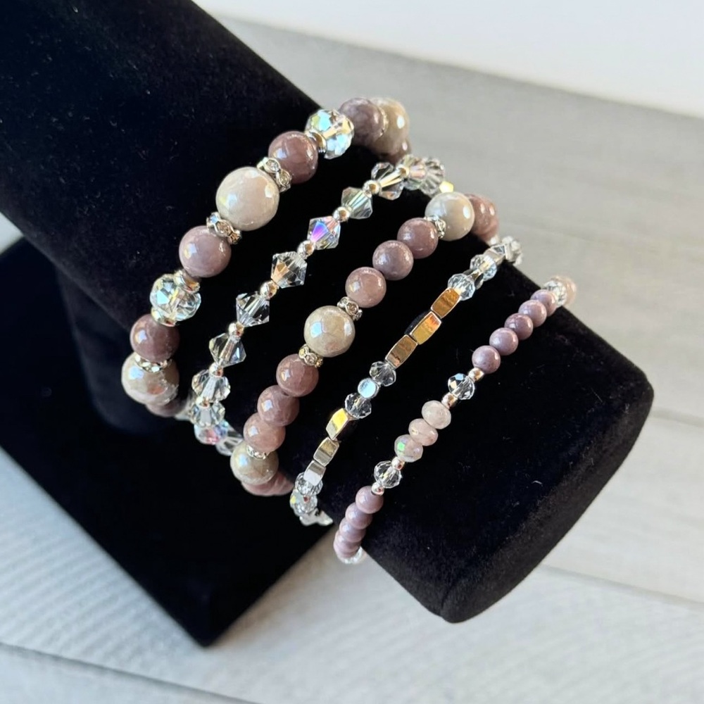 Elegant Beaded Bracelet Set